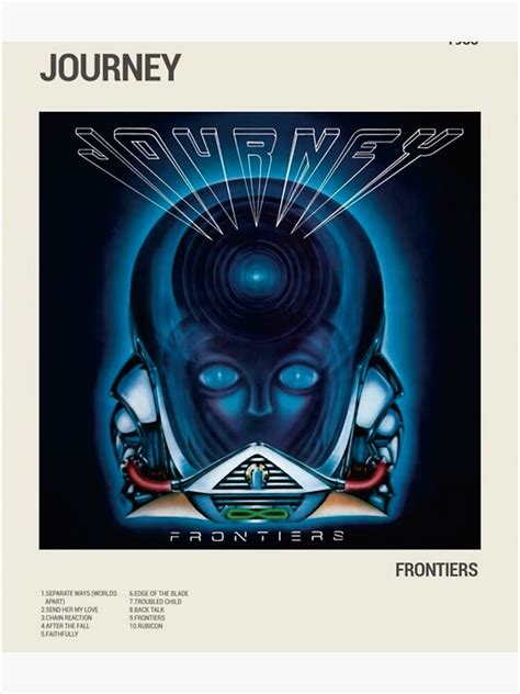 Journey Band Frontiers Album Journey Songs Poster Backpack For Sale