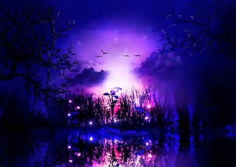 Magical Landscape Digital Art By Julia Njord