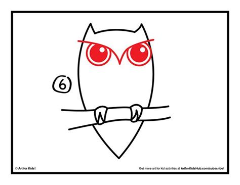 How To Draw An Owl Art For Kids Hub Owls Drawing
