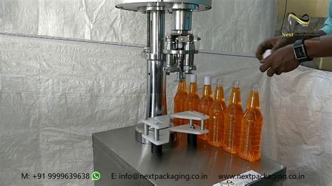 Semi Automatic Ropp Capping Machine For Wine Bottles Youtube