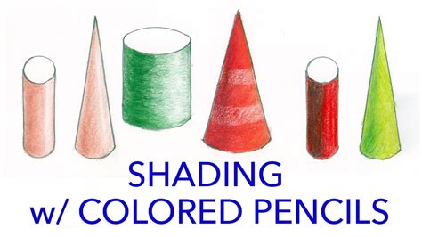 Illustration Tutorial Shading With Colored Pencils Youtube