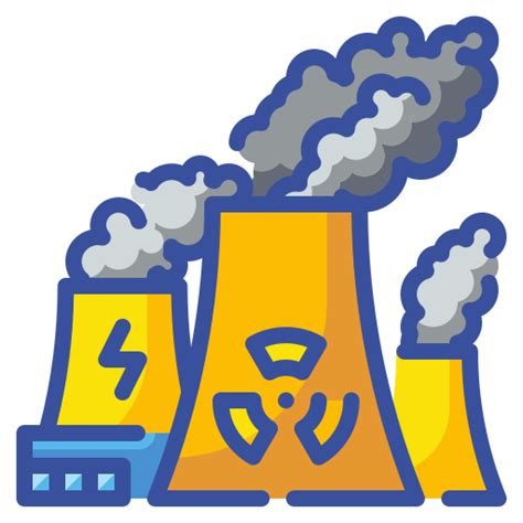 Nuclear Plant Free Buildings Icons