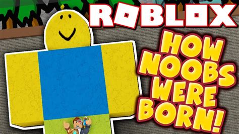 The Story Of How Roblox Noobs Were Born Origin Story Youtube
