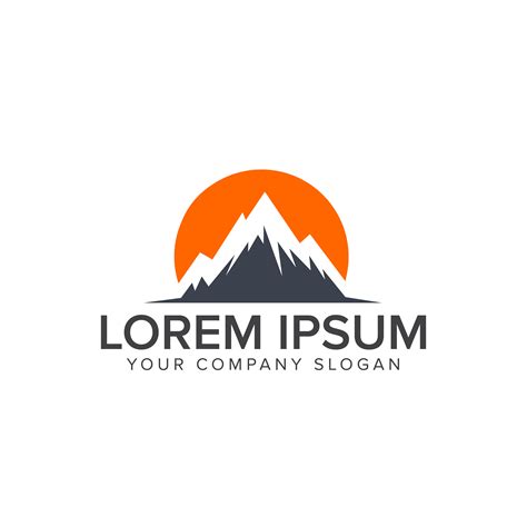 Mountain Logo Design Concept Template 610371 Vector Art At