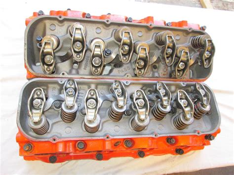 3964290 Big Block Chevy Cylinder Heads 1970 Oval Port Fresh The