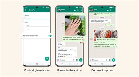 Whatsapp Adds New Updates To Polls Feature Lets You Use Captions While