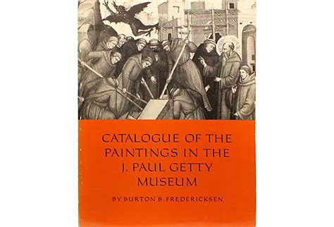 J Paul Getty Museum Paintings 1st Ed On Getty