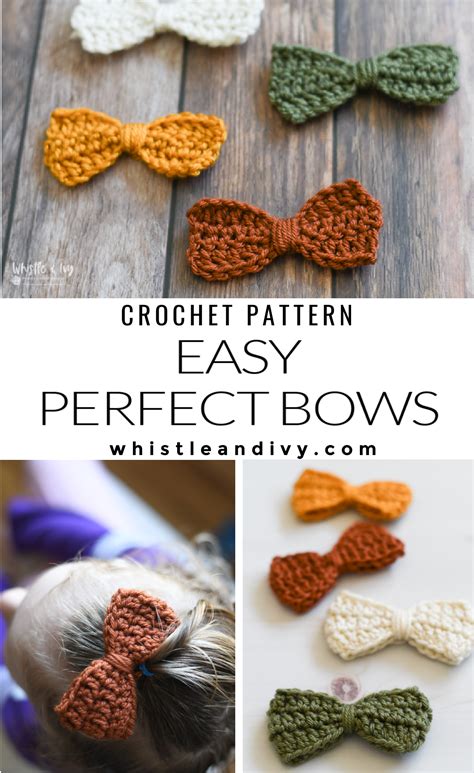 Easy Crochet Bows Perfect Every Timet Crochet Patern