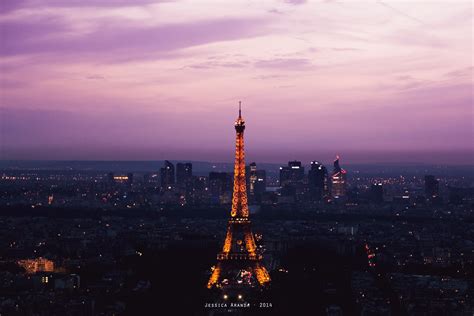 배경 화면 시티 일몰 에펠 탑 라 토레 에펠 몽 파르 나스 파리의 밤 도시 빛 몽둥이 세력 파리 썬셋 조명