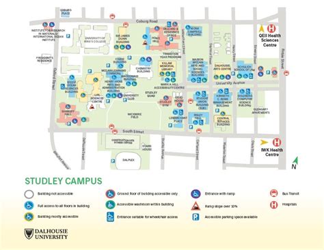 Accessibility Campus Maps Dalhousie University