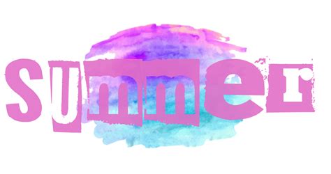 Summer Word Letter Color Freetoedit Sticker By Bettyheide