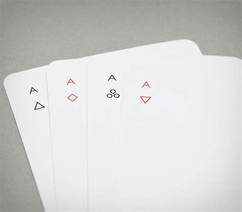 Don't have an account yet? Minimalist Playing Cards