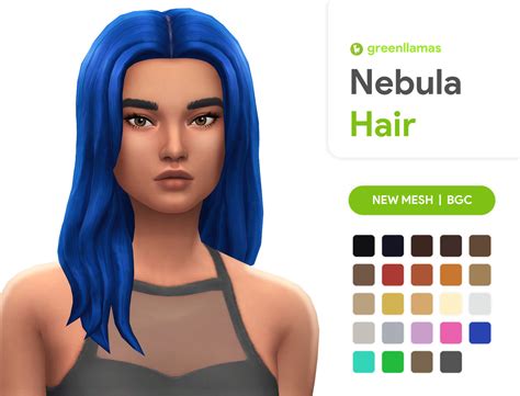 Nebula Hair Create A Sim The Sims 4 Curseforge