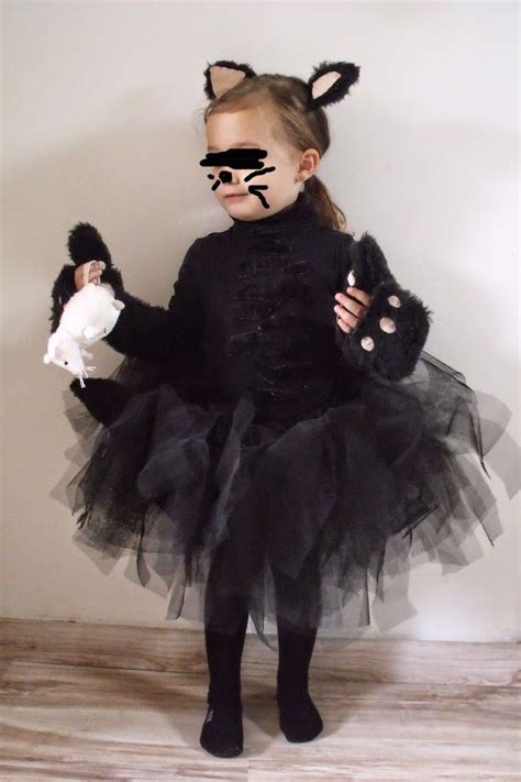 TUTO COSTUME CHAT NOIR FILLE POUR HALLOWEEN | Costume chat noir