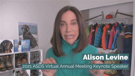 2021 Asds Virtual Annual Meeting Keynote Speaker Alison Levine Youtube