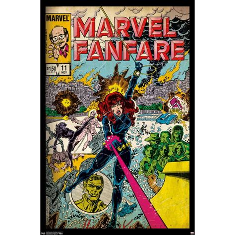 Marvel Comics Black Widow Marvel Fanfare 11 Wall Poster 22375 X