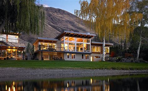 The River House A Tranquil Modern Home In Washington Home Design Lover