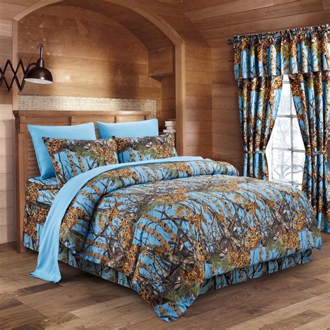 Enjoy free shipping on most stuff, even big stuff. FULL POWDER BLUE CAMO COMFORTER BED SPREAD ONLY CAMOUFLAGE ...