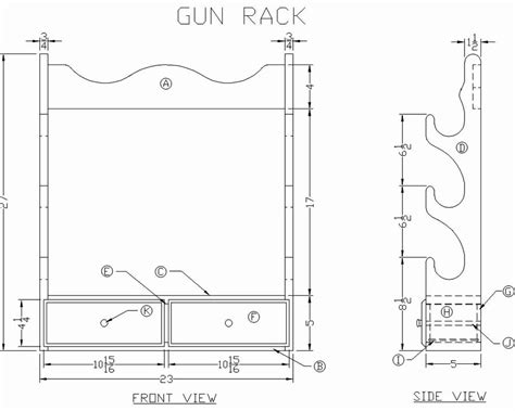 How To Build A Wooden Gun Rack Free Woodworking Plans At Lees Wood