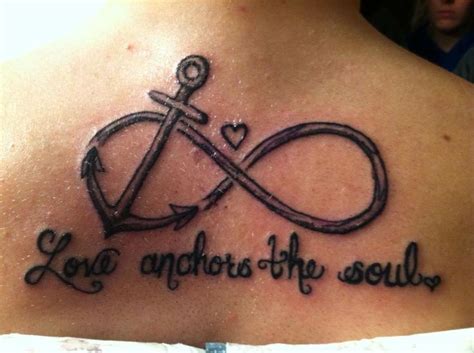 Love Anchors The Soul Infinity Tattoo Maybe Change The