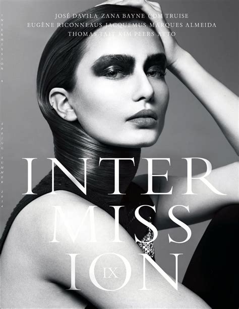 Andreea Diaconu Is Daring In Intermission Shoot By John Scarsbrick