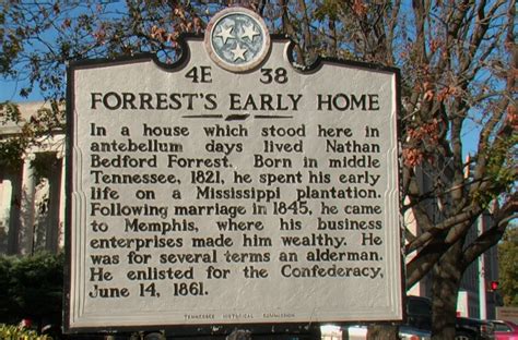 Historic Marker To Add Context To Nathan Bedford Forrest Site