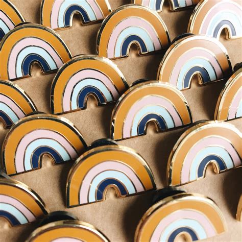 Rainbow Enamel Pin By Annie Montgomery Design