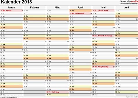 Jahreskalender Excel Vorlage Kostenlos Einzigartig Kalender 2018 Zum