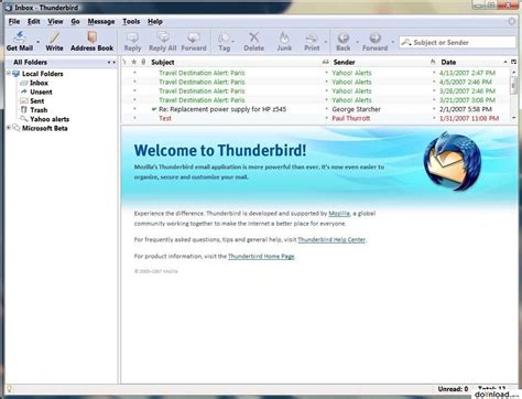 Mozilla Thunderbird E Mail Clients