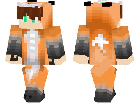 Fox Onesie Male Minecraft Pe Skins