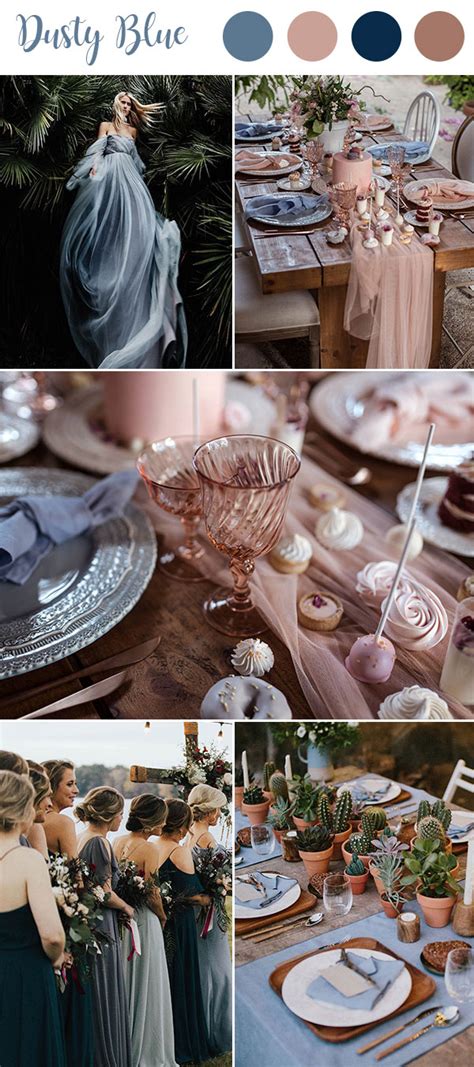 9 Ultimate Dusty Blue Color Combinations For Wedding Wednova Blog