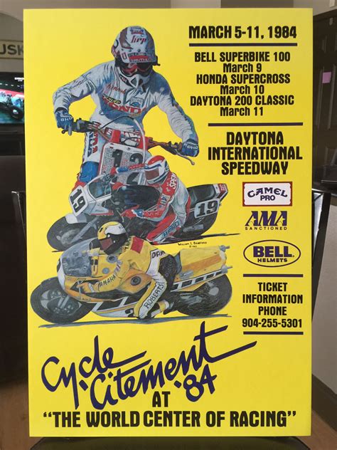 Motorcycle Artwork Bell Helmet Daytona International Speedway