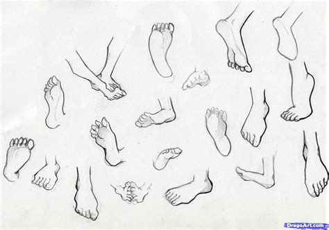 How To Draw Anime Feet Step By Step