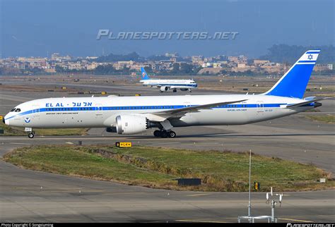4X EDF El Al Israel Airlines Boeing 787 9 Dreamliner Photo By