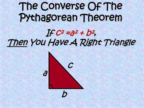 Ppt Lessons 91 92 The Pythagorean Theorem And Its Converse