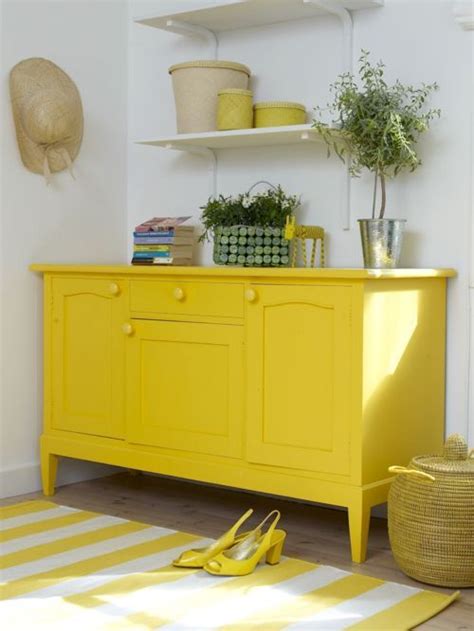 Colourfulness Yellow Painted Furniture Yellow Furniture Yellow Home