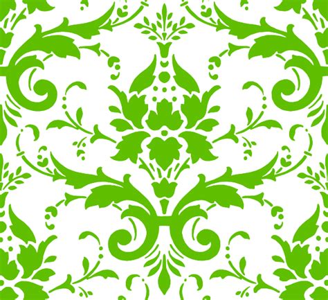 Green Damask Clip Art At Vector Clip Art Online Royalty