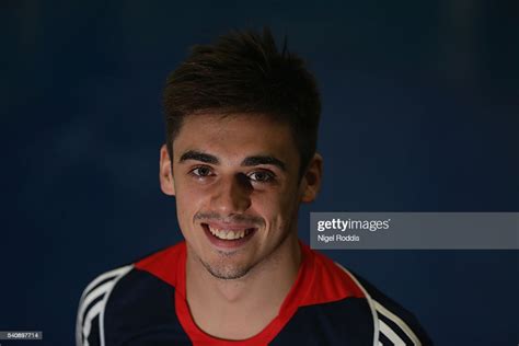 Chris Mears Of Britain Poses For A Picture As The Team Gb Diving Team