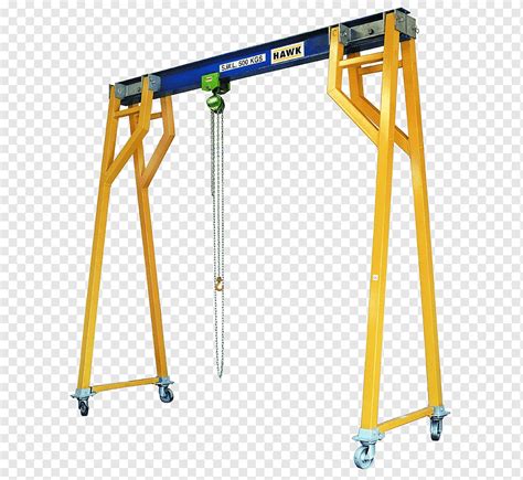 Hoist Gantry Crane Mesin Alat Angkat Crane Sudut Teknik Bahan Png