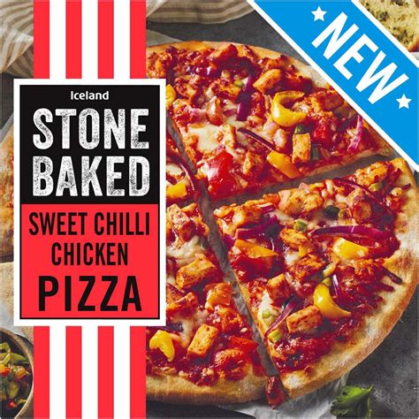 Iceland Stonebaked Pizza Sweet Chilli Chicken G Back To School Iceland Foods