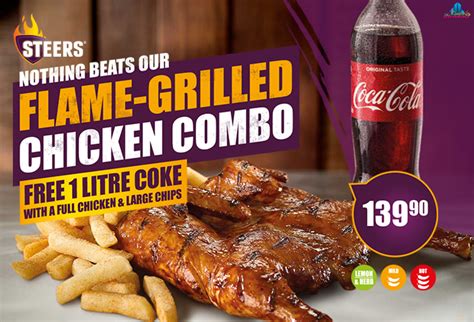 Flame Grilled Chicken Combo Promotion Steers Kimberley Portal