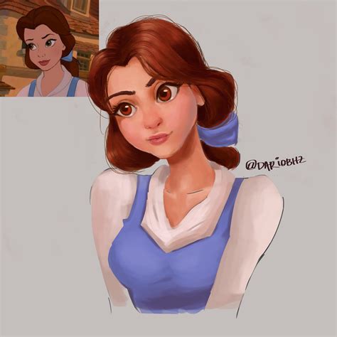 Belle Painting I Did Based On The Original Movie Rpics