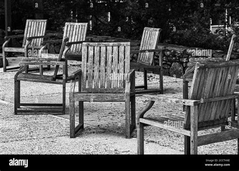 Chairs With No People In Them Appear Abandoned And Forlorn