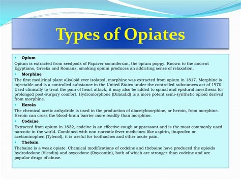 Ppt Opiates Did You Know Powerpoint Presentation Free Download