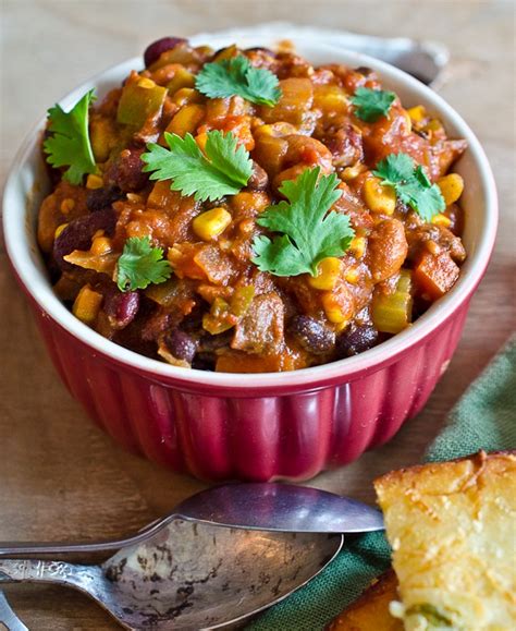 Easy Vegetarian Chili Recipe Cook Your Food