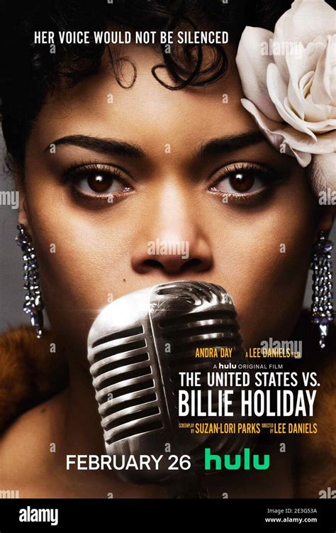 The United States Vs Billie Holiday Us Poster Andra Day As Billie