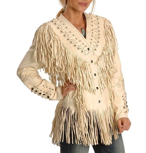 New Western Womens Cow Leather Jacket With Fringe And Bone All Size By Ileathers On Etsy