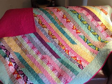 Finished Binding My First Jelly Roll 1600 Quilt This Morning My Jelly