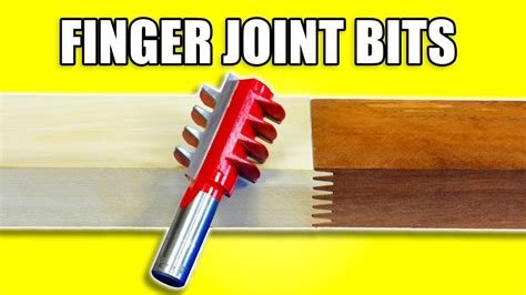 How To Make Finger Joints Finger Joint Router Bits Youtube