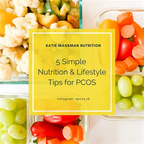 5 Simple Nutrition And Lifestyle Tips For Pcos Katie Massman Nutrition